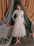 Royal Elegance Princess Lace Dress