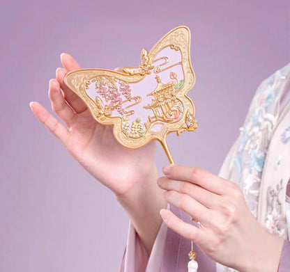 Butterfly Palace Handheld Mirror