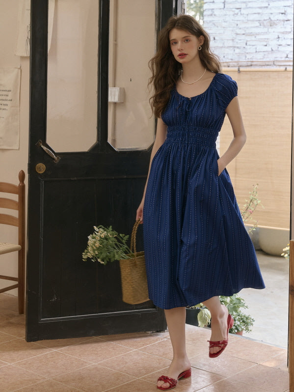 Blue Reverie Cotton Dress