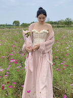 Rose Blossom Herringbone Corset