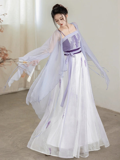 Modern Hanfu: Wisteria Dreams 紫藤花序 (Preorder)