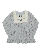 Fleece Rosebud Pajama Set