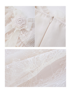 Ethereal Lace Rose Gown
