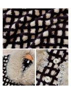 Winter Check Velvet Loungewear Set