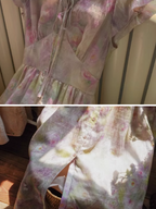 Serene Pastel Floral Dress
