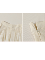 Eleanor's Graceful Mesh Skirt