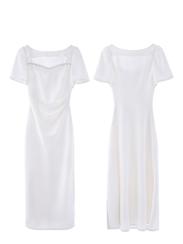 Timeless Elegance Princess White Dress