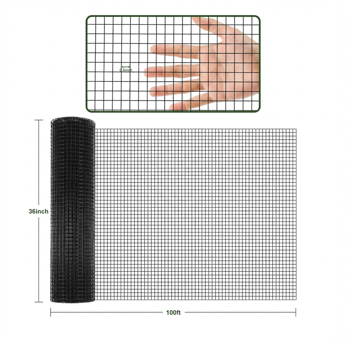1/2 inch  Galvanized Hardware Cloth Chicken Wire Mesh Fence — view 7