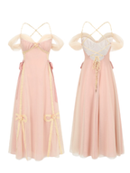 Blush Ribbon Tulle Fairytale Dress
