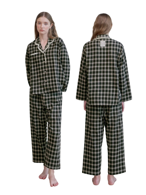 Midnight Library Ruffle Pajama Set