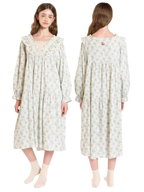 Blue Garden Vintage Lace Nightgown