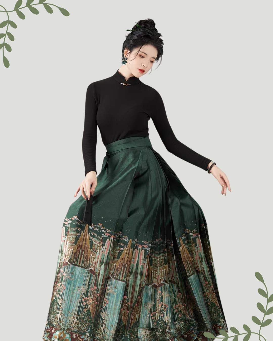 Ming Dynasty Modern Hanfu, Mamianqun, Celestial Realm (Preorder)