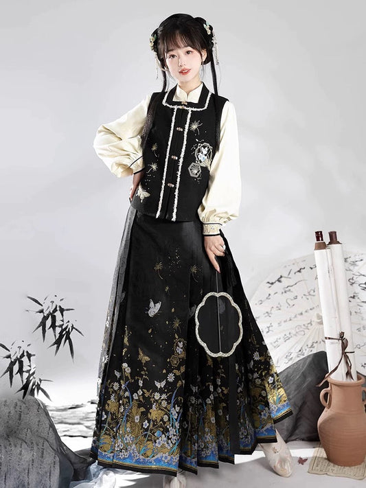 Ming Dynasty Modern Hanfu, Mamianqun, Haruki