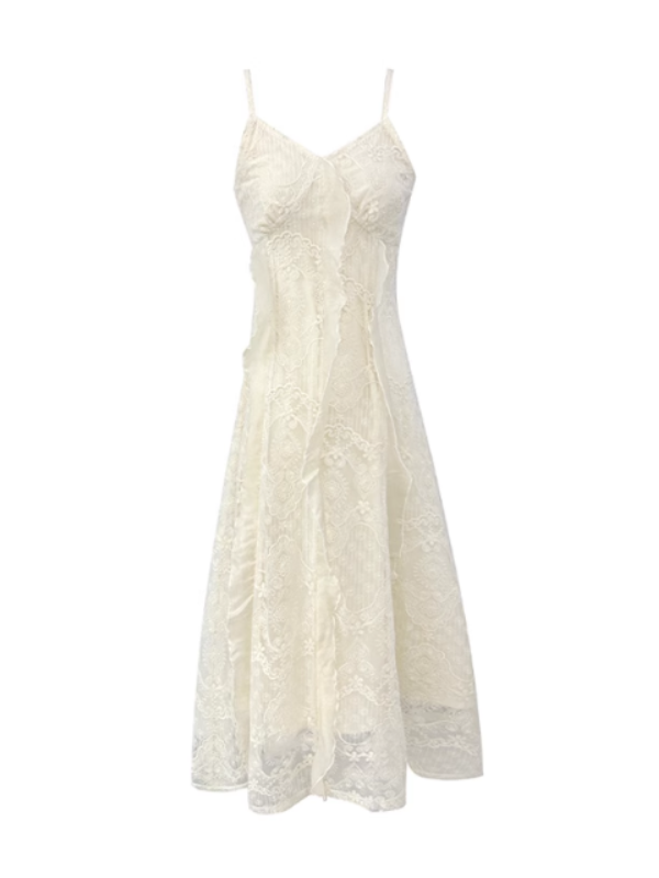 Ella's Ivory Whisper Dress