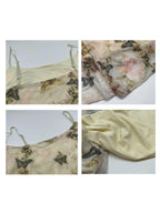 Butterfly Garden Sheer Slip Dress & Cardigan