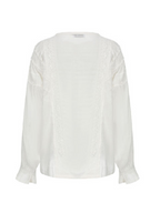 Vintage Lace White Blouse