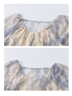 Blue Garden Vintage Dress