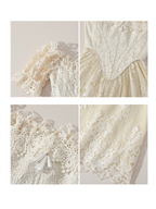 Royal Ivory Lace Ball Gown