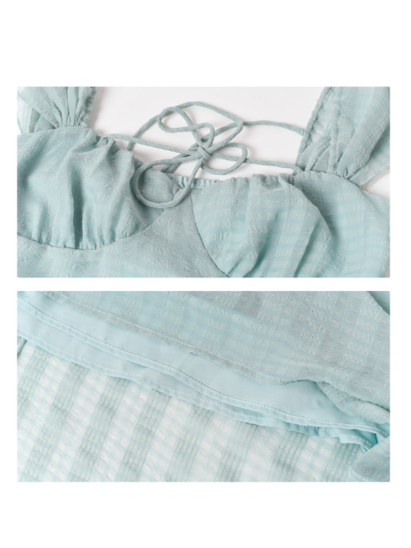 Chloe's Mint Blossom Summer Dress