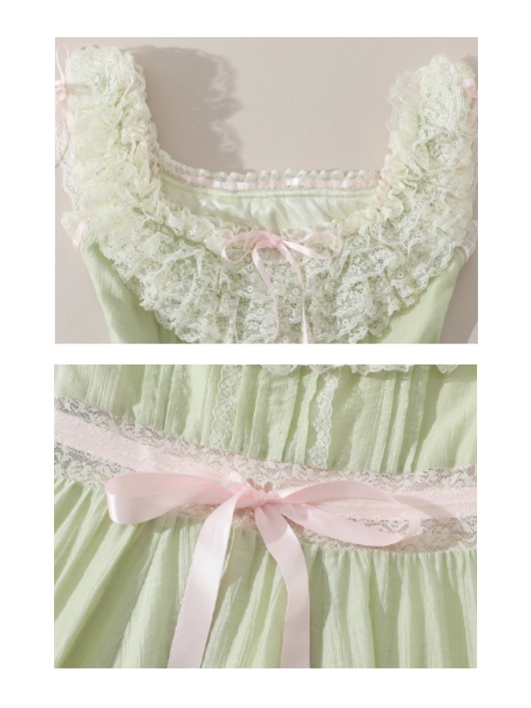 Meadowlight Ribbon Lace Dress