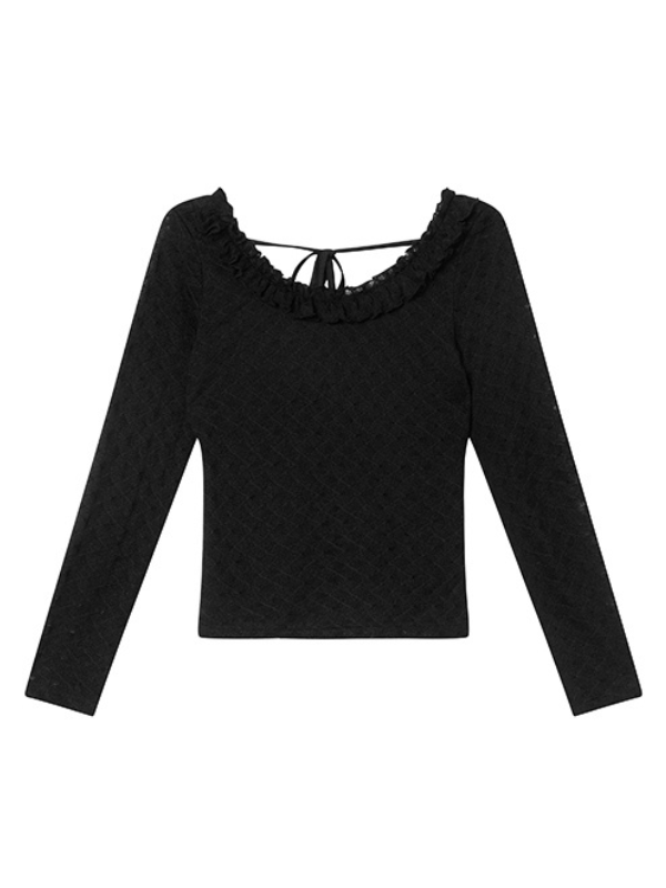 Romantic Ruffle Lace Blouse