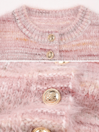 Cozy Dreamy Pink Knit Cardigan