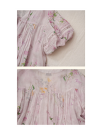 Lavender Meadow Floral Tiered Dress
