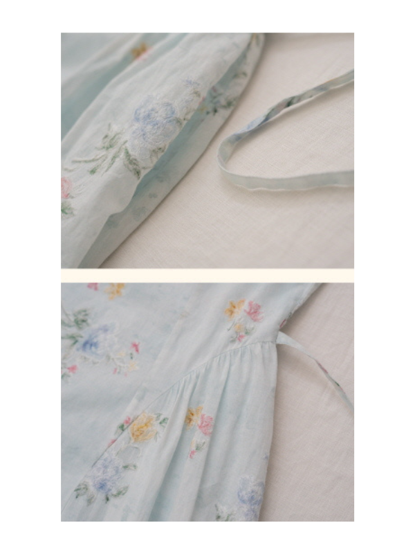 Whispering Blossoms Cotton Dress