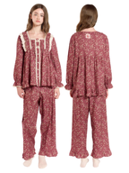 Rose Garden Vintage Lace Loungewear Set