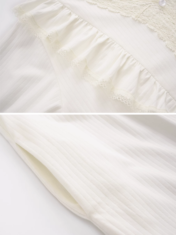 Ivory Blossom Comfort Sleepwear