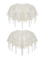Moonlight Garden Beaded Cold Shoulder Top
