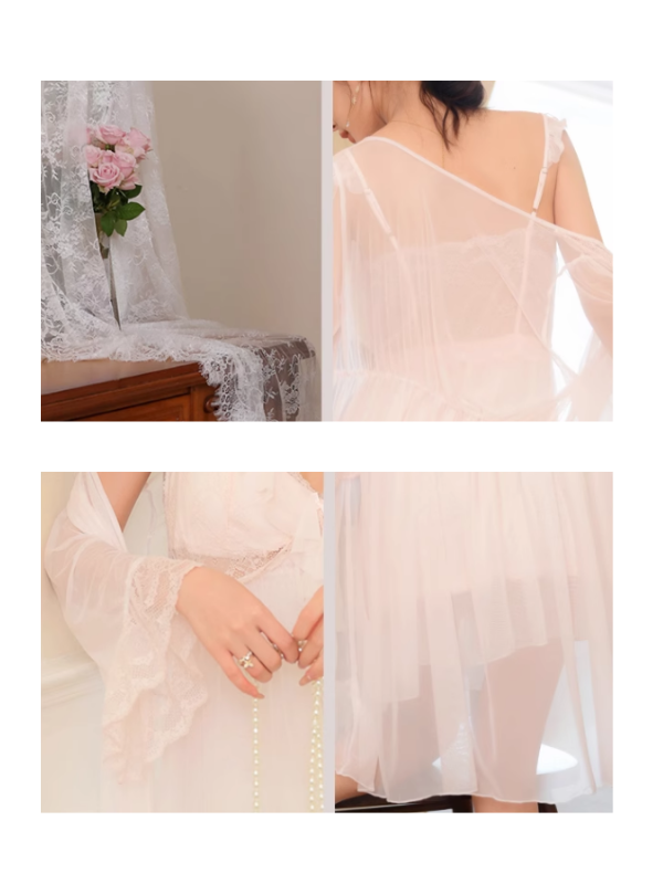 Lovely Ribboned Dreams Nightgown Set