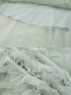 Whimsical Cloud Ruffle Skirt