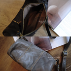 Studded Genuine Leather Barrel Crossbody Bag