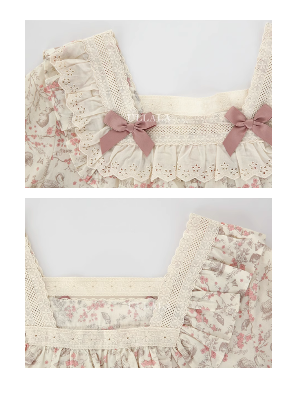 Enchanted Woodland Lace Nightgown