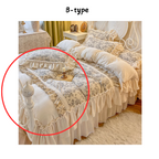 French Toile Velvet Bedding Set