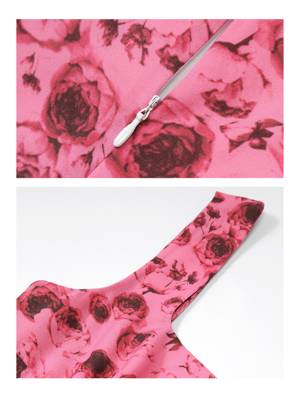 Dusty Rose Vintage Bloom Dress