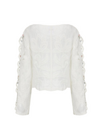 Whispering Bloom Embroidered Blouse