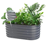 YoYoBloom 17" Tall 3.5' x 2' Metal Raised Garden Bed (2-in-1) | Upgrade 2.0 Knee-High Design image 10