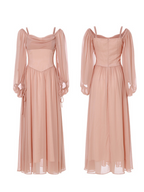 Enchanted Blush Off-Shoulder Gown