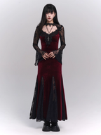 Nocturne Velvet & Lace Siren Gown