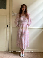Blossom Embroidered Lace Dress