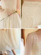 Whispering Yellow Ribbon Nightgown Set