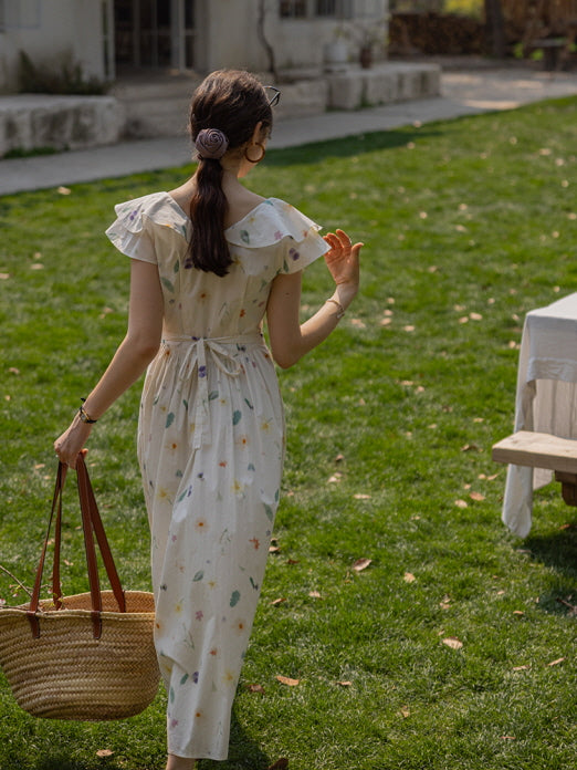 Floral Meadow Cotton Dress