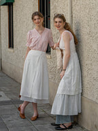 Emma's Romantic Pink Collar Blouse