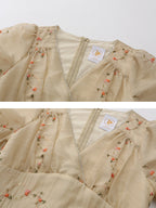 Claire's Vintage Floral Elegance Dress