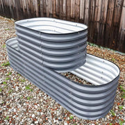 YoYoBloom 32" Tall 2 Tiered Metal Raised Garden Bed | Upgrade 2.0 Waist-High Design image 13