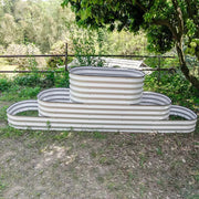 YoYoBloom 32" Tall 3 Tiered Metal Raised Garden Bed | Upgrade 2.0 Waist-High Design image 12