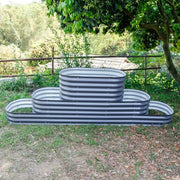 YoYoBloom 32" Tall 3 Tiered Metal Raised Garden Bed | Upgrade 2.0 Waist-High Design image 13