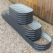 YoYoBloom 32" Tall 3 Tiered Metal Raised Garden Bed | Upgrade 2.0 Waist-High Design image 16